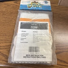 Comfort Glow GC-11 Wick, Touch N Glow K-13, Kero World Wick # 32200, Sears 40429