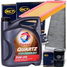 FILTERSET INSPEKTIONSKIT+TOTAL 5W30 ÖL passend für FORD GALAXY WGR 2.0+2.3+16V