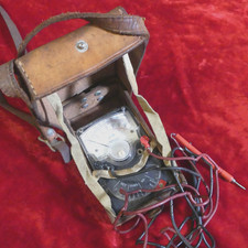 Triplett Model 310 VOM Multimeter with Leather Case