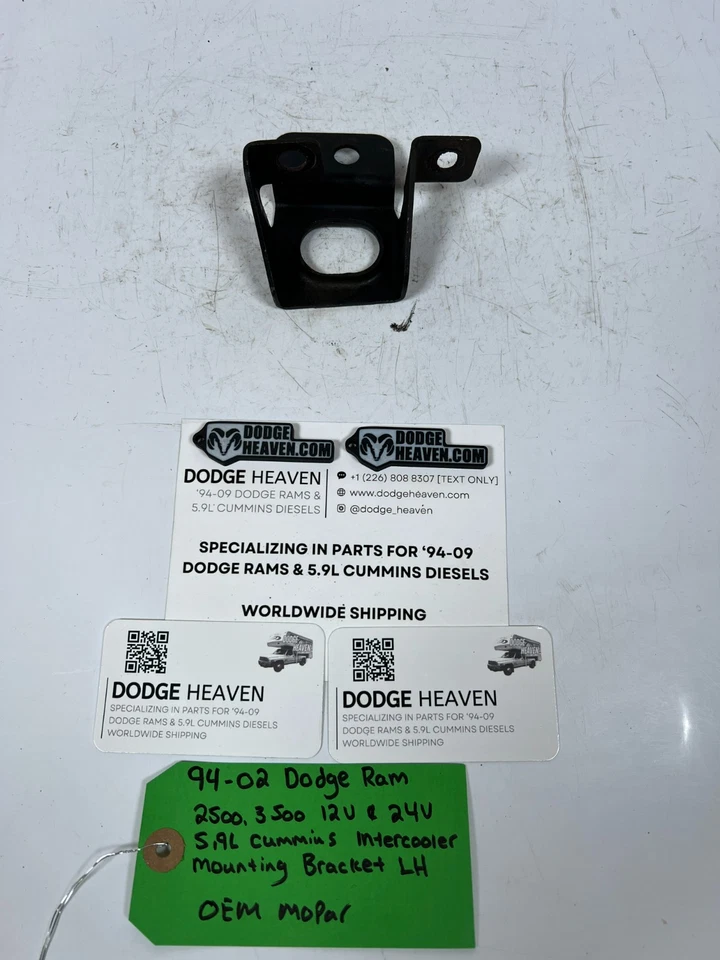 Soporte de montaje intercooler Cummins 5,9 L izquierda Dodge Ram 2500 3500 1994-2002 fabricante de equipos originales Foto 3 de 4