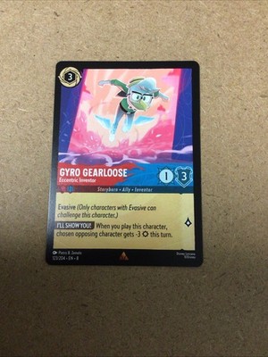 Gyro Gearloose - Eccentric Inventor 123/204 Reign of Jafar Regular Rare