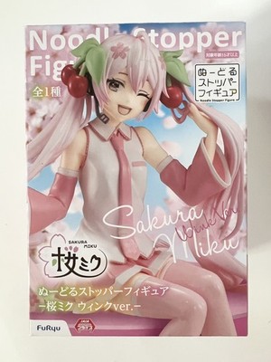New Stock Hatsune Miku Noodle Stopper Figur: Sakura Miku (Wink Version)