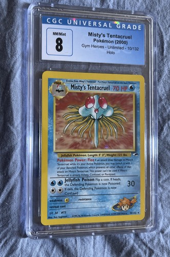 Misty's Tentacruel (Unlimited) graded CGC 8 for sale on eBay