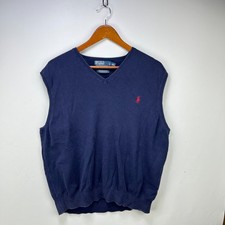 Vintage Polo Ralph Lauren Pony Pima Cotton Golf Vest 2XL