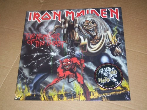 IRON MAIDEN THE NUMBER OF THE BEAST VINYL LP -40TH ANNIVERSARY 180G SEALED