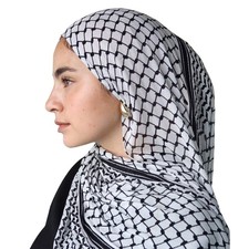 Palestine Scarf Islamic Chiffon Scarf Keffiyeh Hijab Palestinian Hijab Shawl New