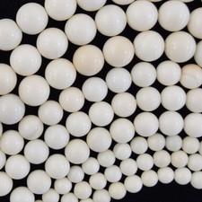 Natural Beige Jade Round Beads Gemstone 15" Strand 6mm 8mm 10mm