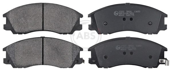 Vorderachse A.B.S. 37323 Bremsbelagsatz, Scheibenbremse FüR Hyundai-image
