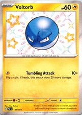 Voltorb 133/091 Shiny Rare Holo SV: Paldean Fates NM Pokemon on eBay