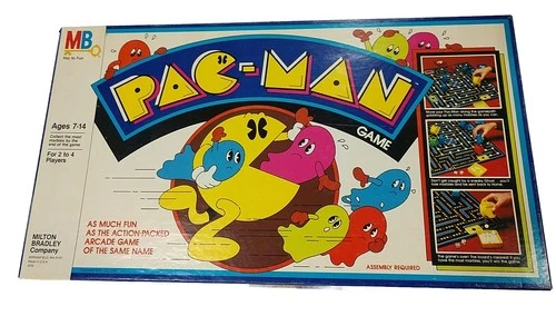 Vintage 1980 Milton Bradley Pac-Man Board Game  Clean #4216