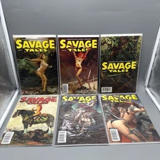Savage Tales #5-10 Suydam Art Complete Run Dynamite 2007 Red Sonja HTF