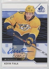 2018-19 Upper Deck SP Game Used Blue Auto Kevin Fiala #84 Auto 1a67