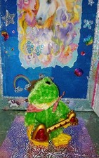 Dan Dee /Singing Frog Achy Breaky Heart" Guitar Heart 9" Animated Plush