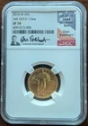 2016 Gold Standing Liberty Quarter - SP70 1/4 oz
