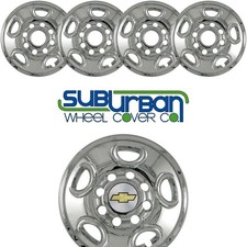 2003-2026 Chevrolet Express Van 2500 3500 Imp-50x 8 Lug Chrome Wheel Skins Set