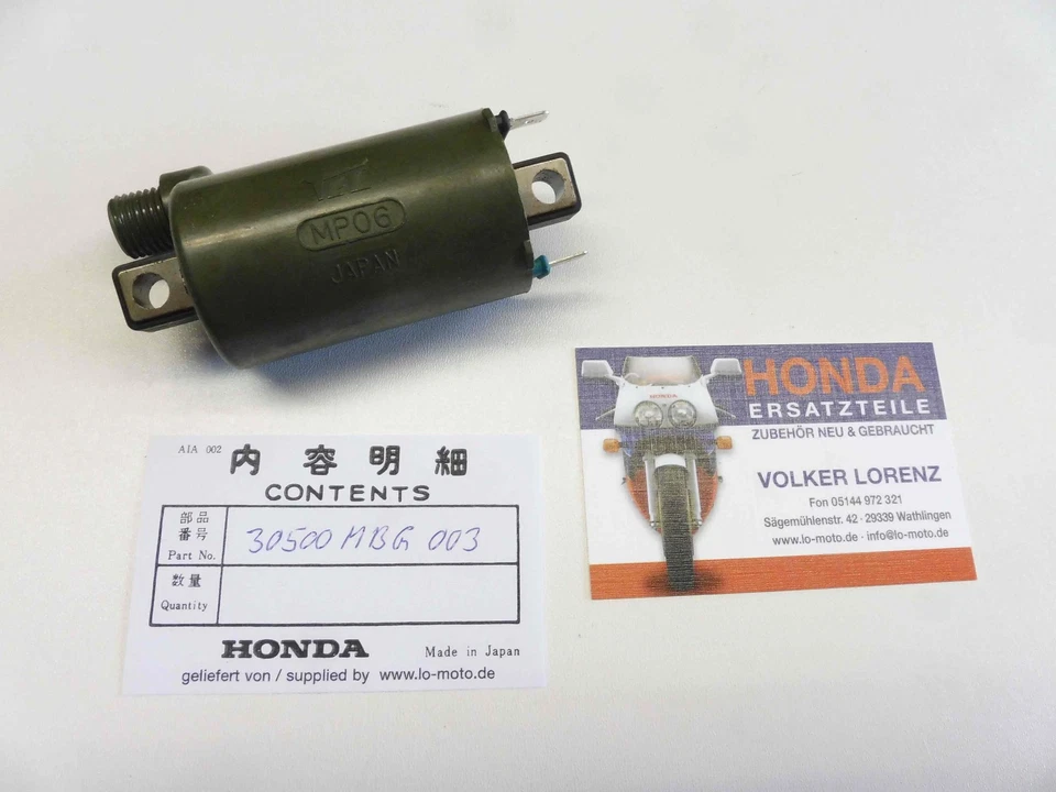 NEU original HONDA Zündspule NT700V Deauville MP06 NT 700 V RC52 RC59 - Bild 1 von 1