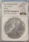 2023 NGC MS70 US Invention Series Cordless Power Tools American Silver Eagle #69