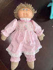 Vintage Cabbage Patch Kid Doll Blonde Hair Blue Eyes