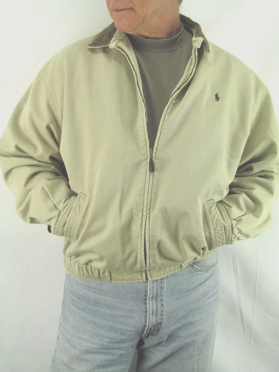 frontera patrulla Gobernar Polo Ralph Lauren Vintage Khaki Travel Jacket Tartan Lined Men's Size L H4 | eBay frontera patrulla Gobernar Polo Ralph Lauren Vintage Khaki Travel Jacket Tartan Lined Men's Size L H4 | eBay