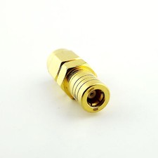 1pcs SMA Male Plug to SMB Female Jack Straight RF Coaxial Coax Connector Adapter