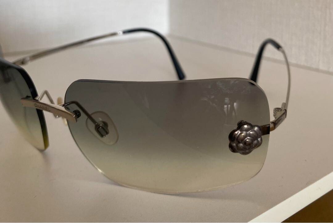 Chanel Sunglasses 4085 c124/6G 62□15 120 Camellia Smoky