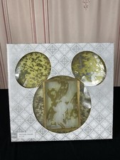 BN Disney Parks Picture Frame. 6 x 4 Hanging Frame. Yellow Mickey Mouse head NEW