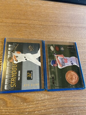 PAUL KONERKO 1998 SPx YOUTH MOVE SP #27 & 2002 Lead Rookies Stars STAT #SS36 (o)