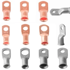 Heavy Duty Battery Cable Lugs Cable Ends Copper Eyelets Ring Terminal Connectors