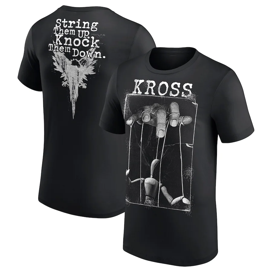 Black Karrion Kross String Them Up Wrestling T-Shirt