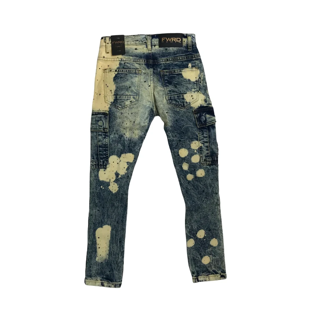 Kids buckle cheap jeans