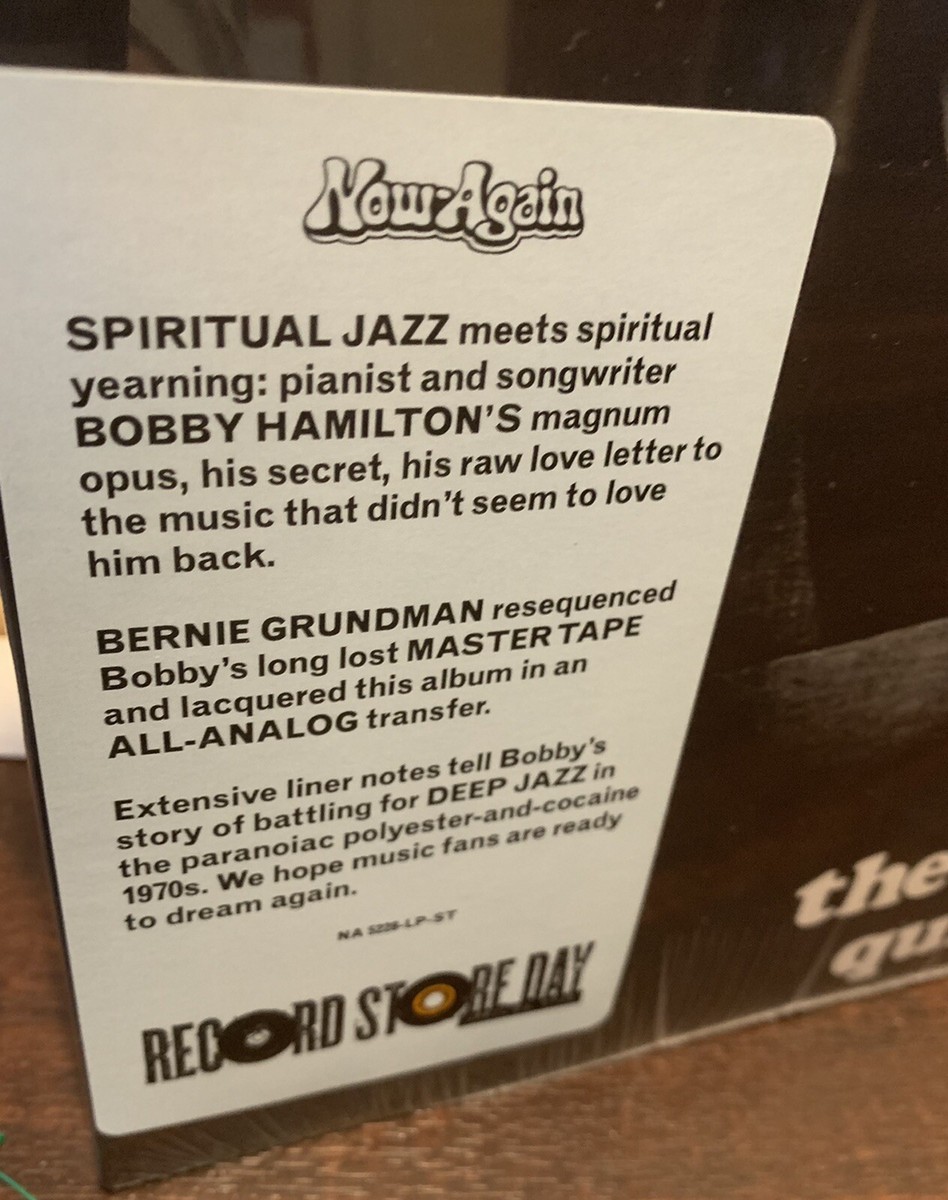 新品LP 限定盤　BOBBY HAMILTON Dream Queen ☆LP The Bobby Hamilton Quintet Unliimited / Dream Queen