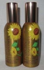 White Barn Bath  Body Works Room Spray Lot Set of 2 GOLDEN SUNFLOWER