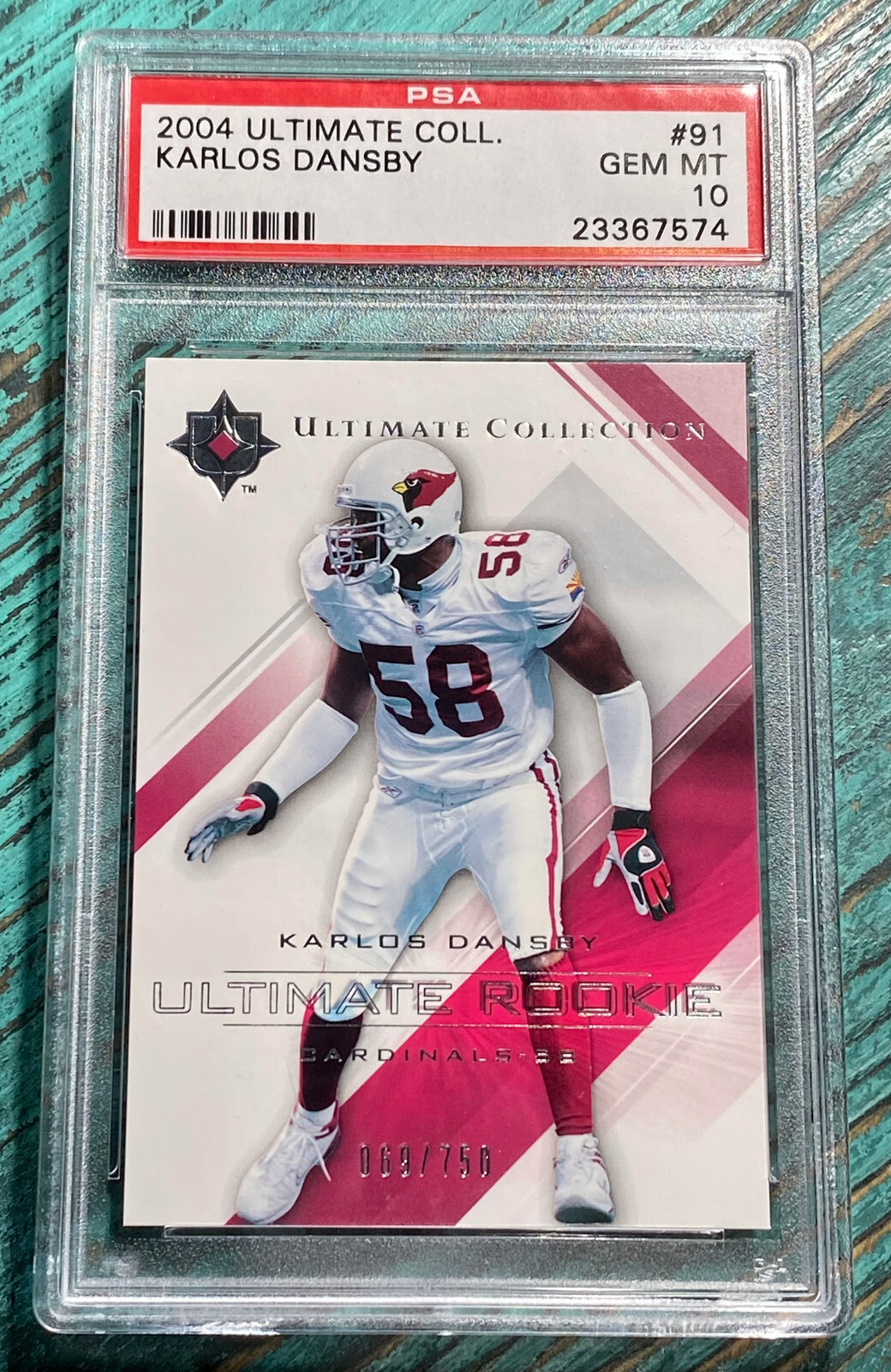 Karlos Dansby Ultimate Collection #91 Base