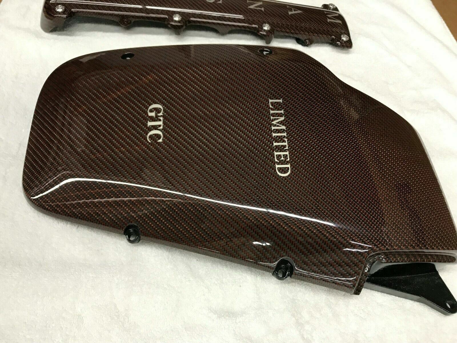 BENTLEY GTC MANSORY LIMITED EDITION CARBON FIBER ENGINE COVER PANELS 07C103925AJ