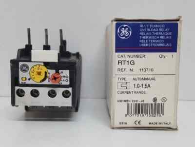 GE RT1G 1.0-1.5A Überlastrelais / Menge 4
