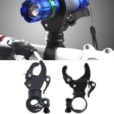 90  Swivel LED Flashlight Holder Pump Holder Bicycle Handlebar Universal Clip US