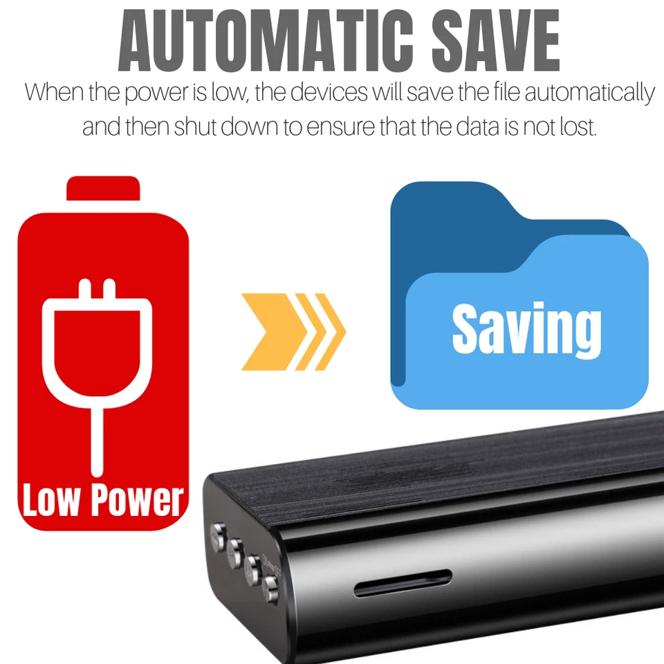 240 Hr Spy Mini MP3 Digital Voice Activated Recorder 16GB Audio Recording Device - Image 4 of 4