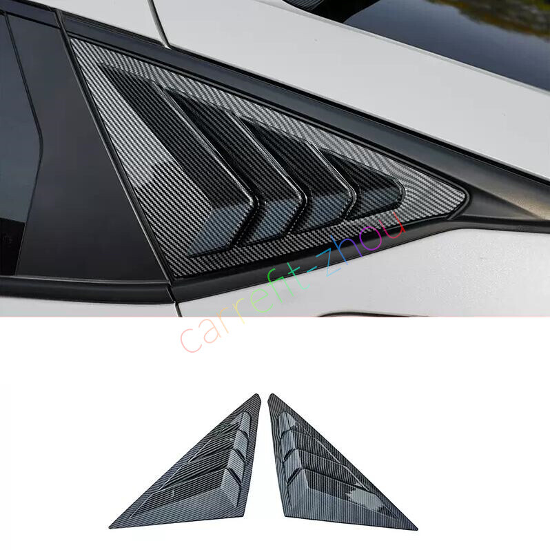 Side Vent Window Scoop Louver Cover Trim Fit For HONDA CIVIC Hatchback 2022 2023