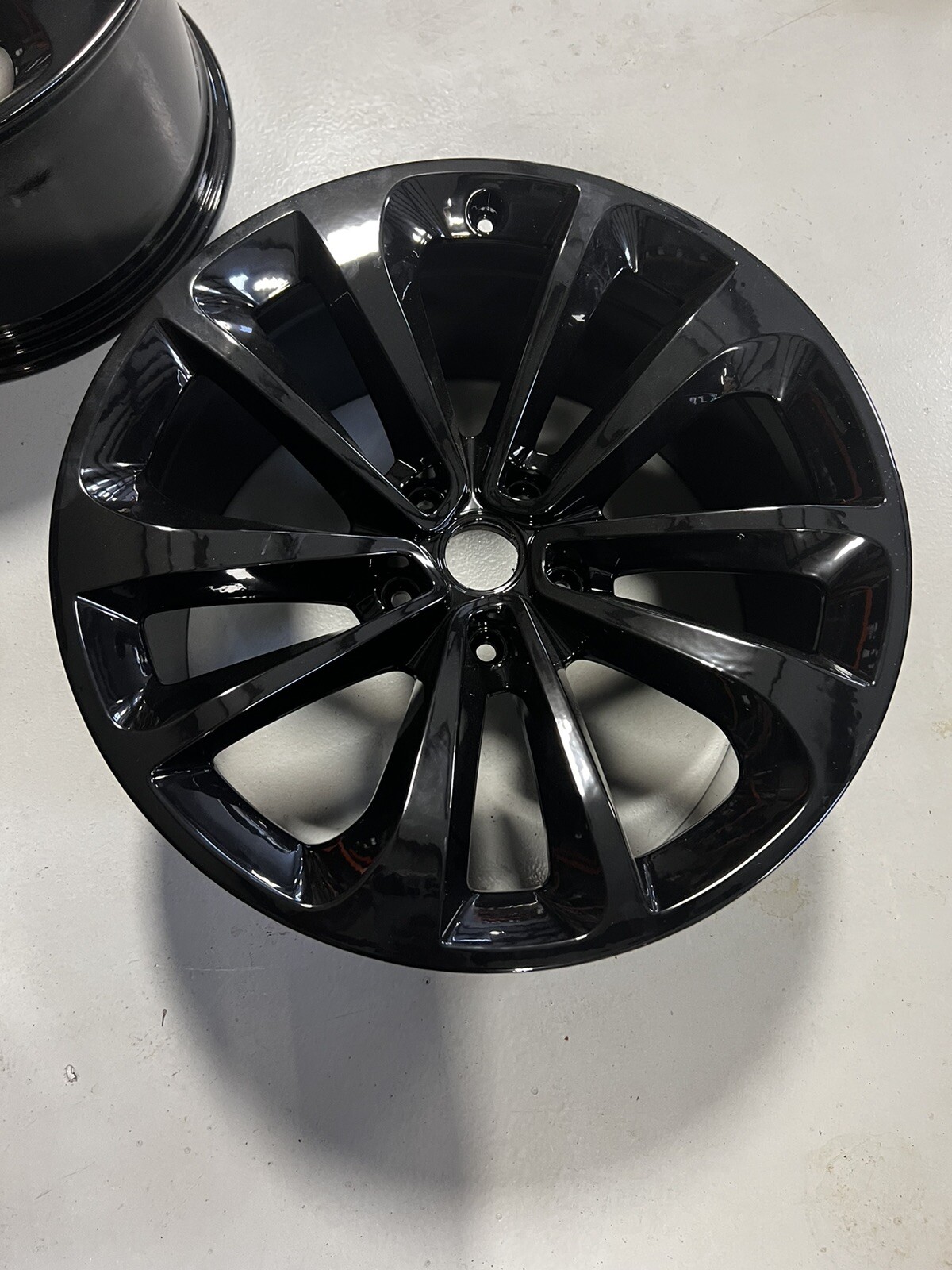 (4) BENTLEY BENTAYGA OEM FACTORY 21" WHEELS RIMS NEW GLOSS BLACK 5X130