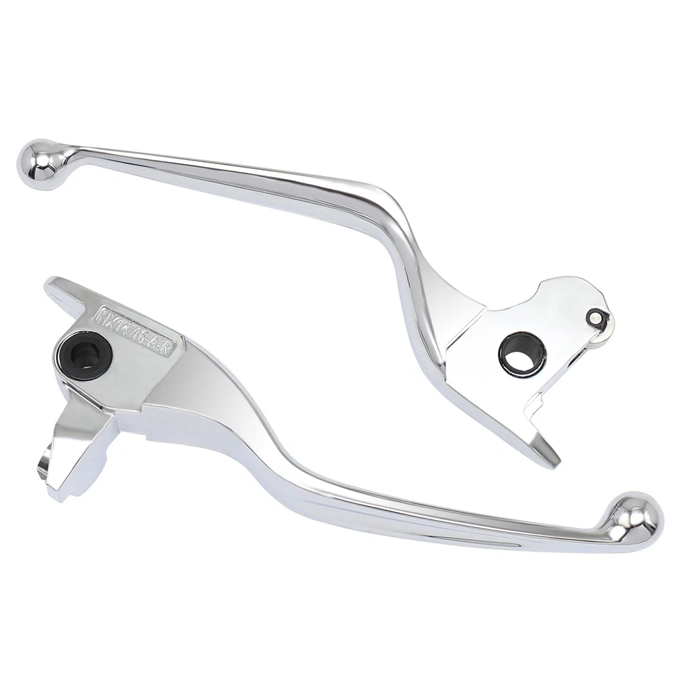 Nuevo juego de palancas de freno y embrague cromadas #42275-07A para Harley V-Rod VRSC 2006-2017 Foto 4 de 4