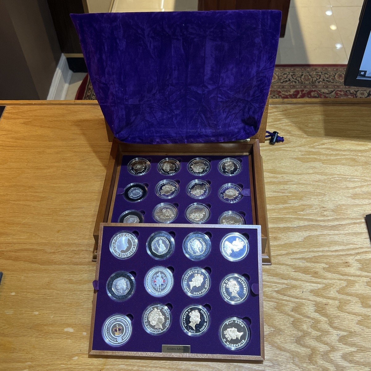 Queen Elizabeth II Golden Jubilee Silver Proof Collection 24 Coin