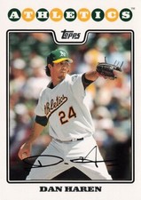 Dan Haren Topps 2008 Baseball Card #245