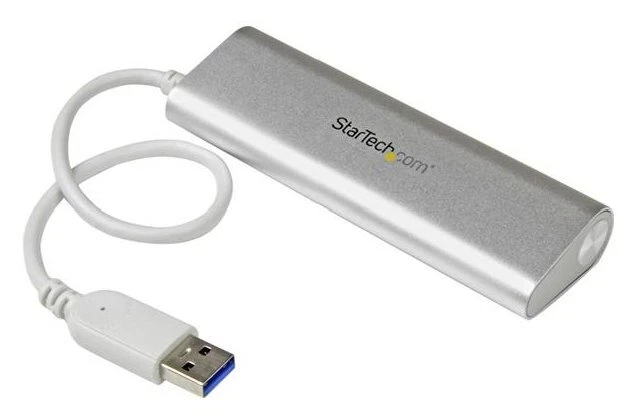 Startech.Com Hub USB 3.0 Silver 4 porte ST43004UA - Immagine 2 di 4