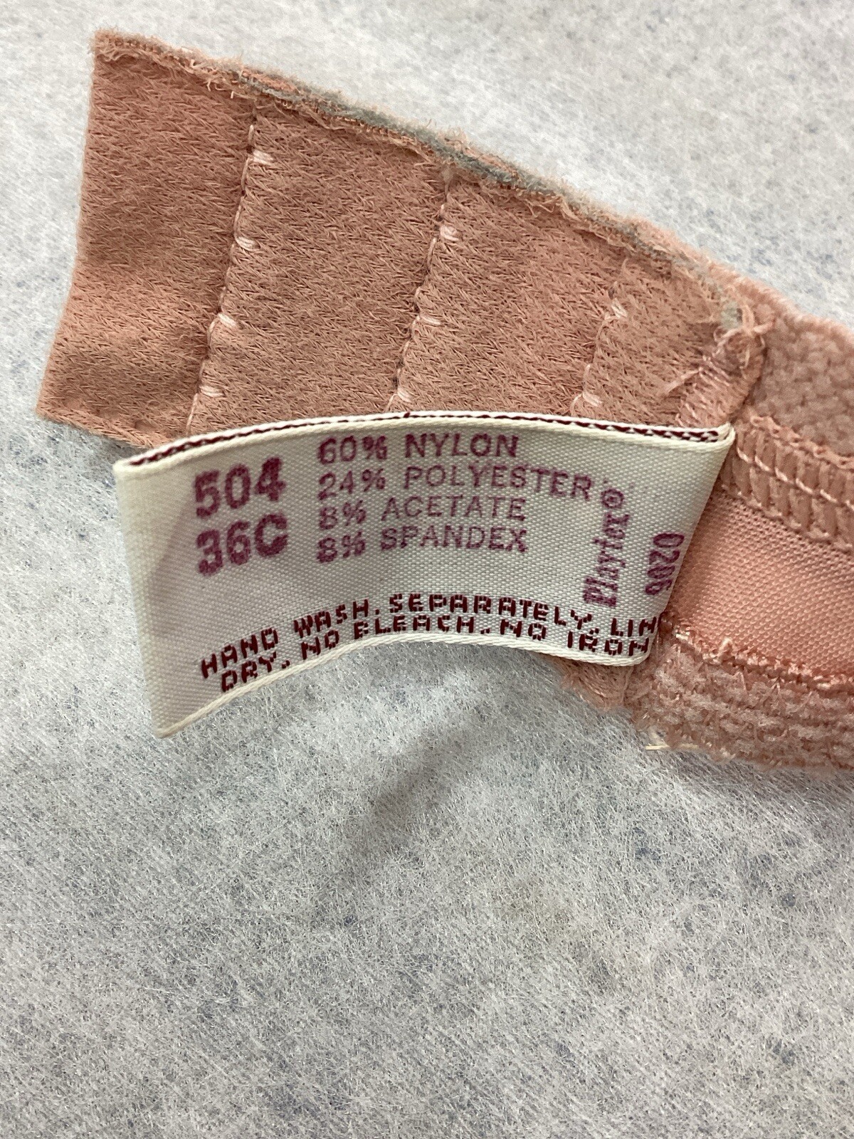 Givency Underdressings Bra Vintage 80s Underwire Peach 36C thumbnail 7