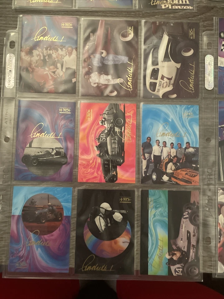 Hi-Tech 1992 Mario Andretti A Legend in Racing 52 Card Set Factory Sealed - Image 2 of 4