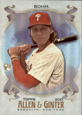 2021 Topps Allen and Ginter Baseball Silver Hot Box Parallel - Pick Your Card