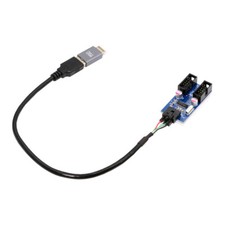 CY USB 3.1 Type-E to Type-A USB 2.0 1 to 2 Motherboard 9pin 10pin Header Adapter