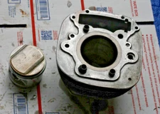 1975-76  HONDA TL 250  OEM  CYLINDER BARREL W/PISTON  / VIN# TL250E-1003907