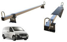 Van Roof Rack 2 Bars for MERCEDES VITO Mk2 & Mk3 van TITAN Construction Grade