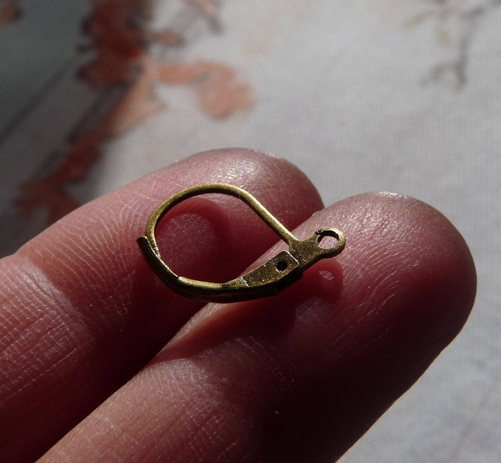 10pcs Leverback Earring Hooks Locking French Ear Wires Silver/Gold